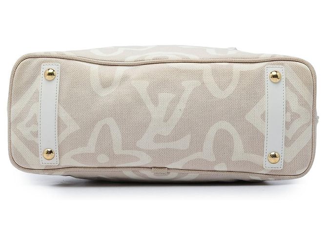 Borsa Tote Cabas PM Louis Vuitton Monogram Tahitienne Beige - vista 3