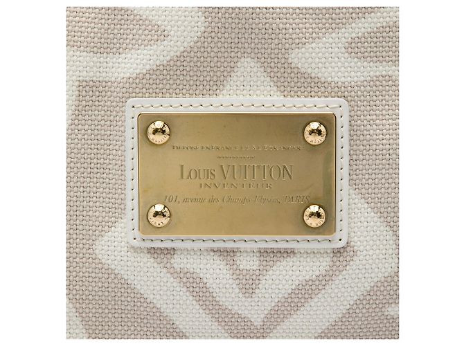 Borsa Tote Cabas PM Louis Vuitton Monogram Tahitienne Beige - vista 5