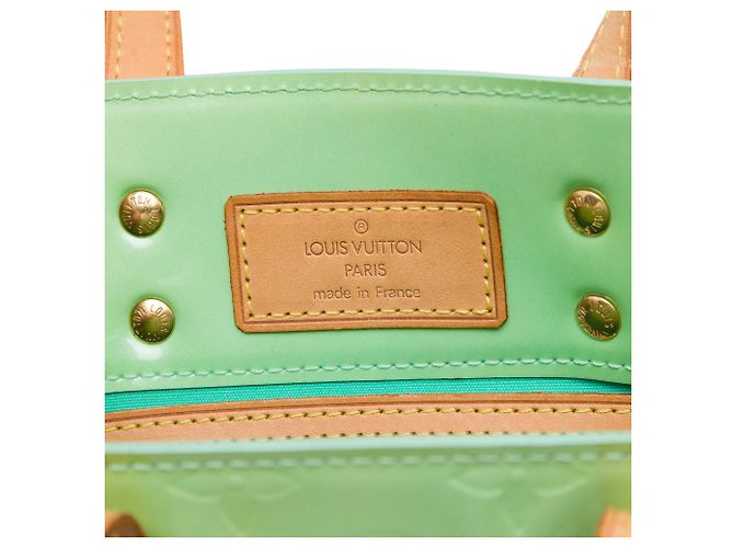 Borsa Louis Vuitton Monogram Vernis Reade PM Verde - vista 5