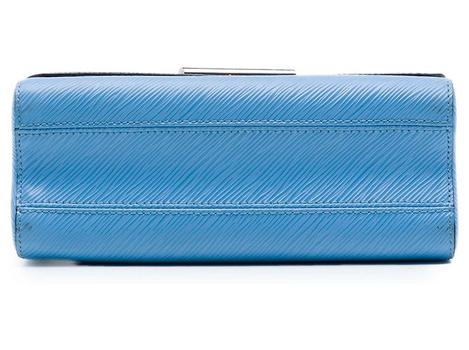 Borsa a tracolla Louis Vuitton Epi Early Bird Twist MM Blu - vista 3