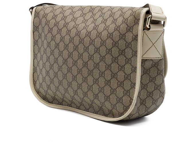 Borsa a tracolla Gucci GG Supreme Beige - vista 2
