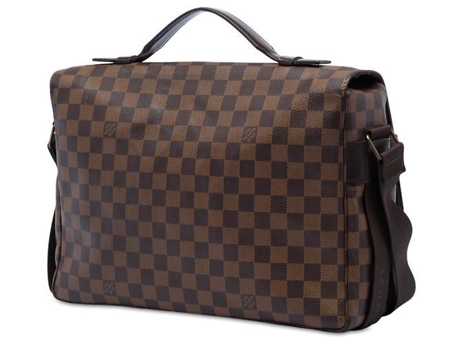 Borsa Satchel Louis Vuitton Damier Ebene Broadway Marrone - vista 2