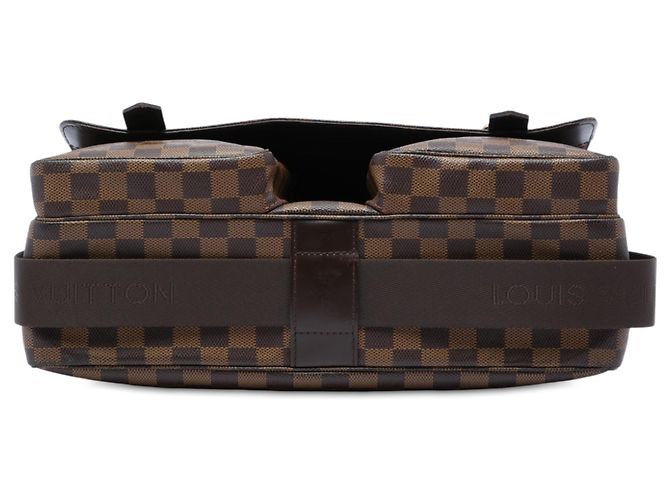 Borsa Satchel Louis Vuitton Damier Ebene Broadway Marrone - vista 3