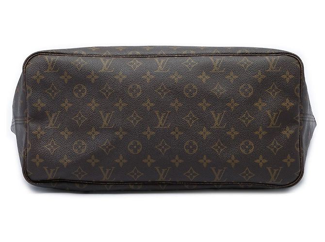 Borsa Tote Louis Vuitton Monogram Neverfull GM Marrone - vista 3