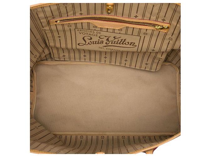 Borsa Tote Louis Vuitton Monogram Neverfull GM Marrone - vista 4