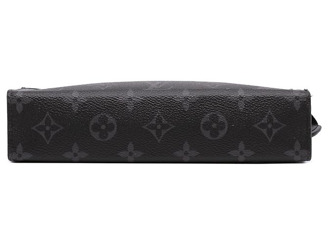 Borsa a tracolla portafoglio portatile Gaston Louis Vuitton Monogram Eclipse Nero - vista 3