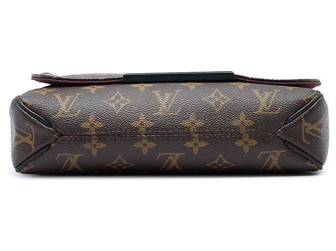 Borsa a tracolla Louis Vuitton Monogram Macassar District PM Marrone - vista 3