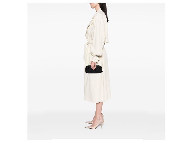 Pouch Prada in Tessuto con rifiniture in Saffiano nera Nero - vista 6