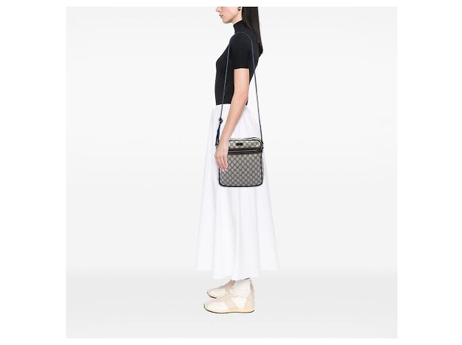 Borsa a tracolla Gucci GG Supreme Beige - vista 6