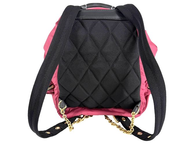 Zaino Burberry da donna Nero Rosa - vista 2