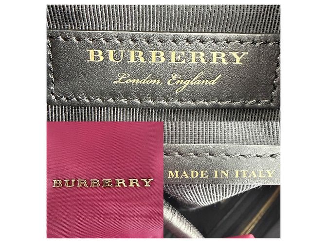 Zaino Burberry da donna Nero Rosa - vista 5