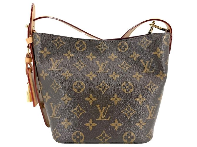 Bucket Borsa a secchiello Louis Vuitton Monogram All-In BB da donna Marrone - vista 2