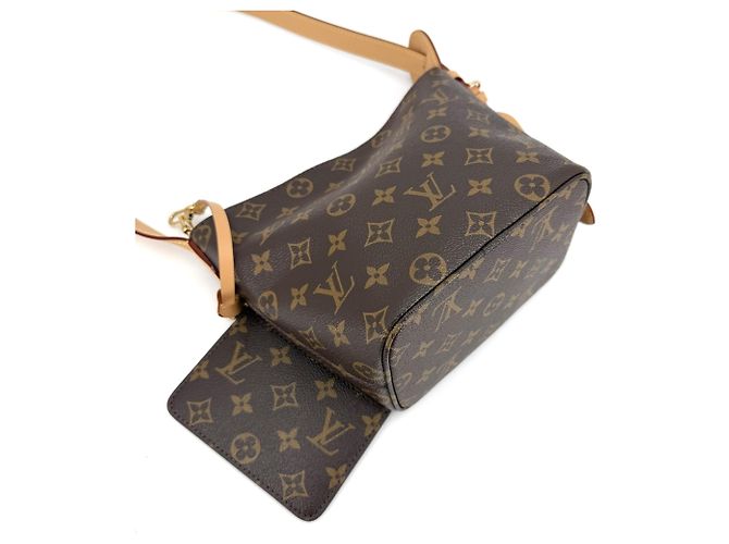 Bucket Borsa a secchiello Louis Vuitton Monogram All-In BB da donna Marrone - vista 3