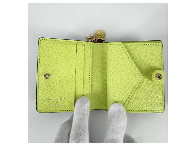 Louis Vuitton Bi-fold Wallet Brown Yellow - view 4