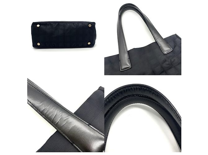 Borsa a tracolla Chanel New Travel Line Tote PM Nero - vista 4