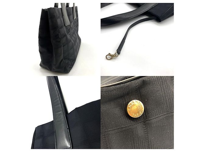 Borsa a tracolla Chanel New Travel Line Tote PM Nero - vista 5