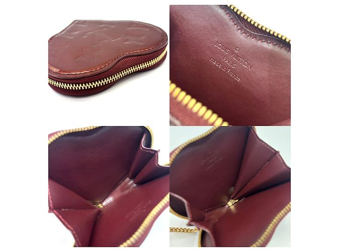 Monedero Louis Vuitton Monogram Vernis Roja Burdeos - vista 3