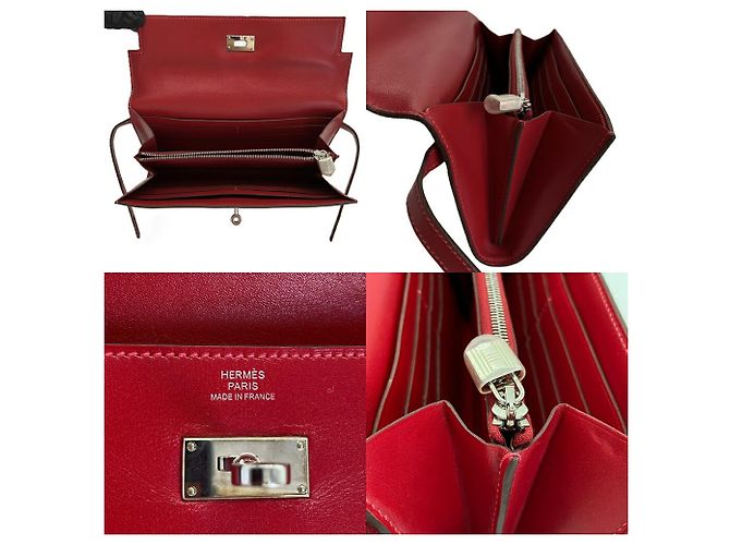 Hermès Cartera Hermes Kelly Long Roja - vista 6