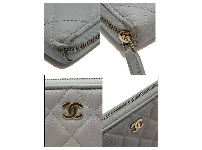 Chanel Matelassé Blue Langbeutel Blau - Ansicht 5