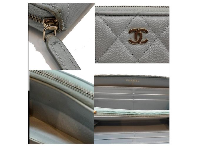 Chanel Matelassé Blue Langbeutel Blau - Ansicht 6
