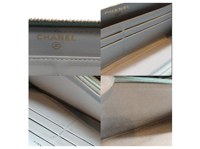 Chanel Matelassé Blue Langbeutel Blau - Ansicht 7