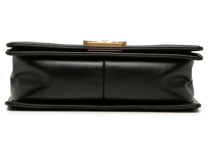 Borsa a tracolla Chanel Boy 25 V-Stitch Chevron Nero - vista 3