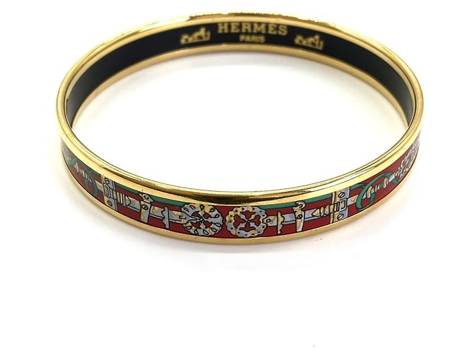 Hermès Bracciale Rigido Hermes Email PM Oro - vista 2