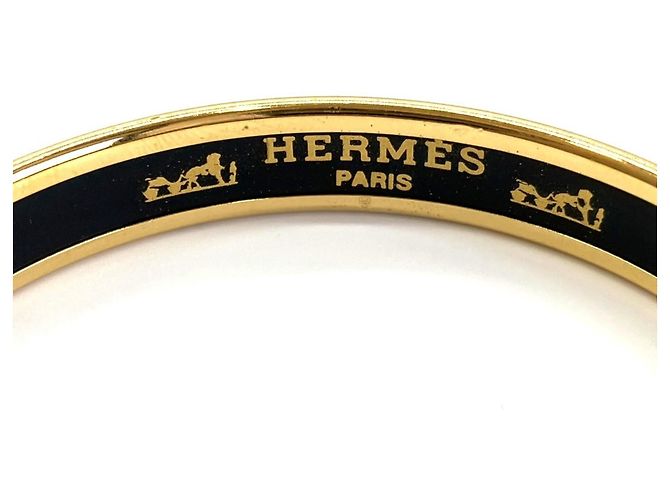 Hermès Bracciale Rigido Hermes Email PM Oro - vista 3