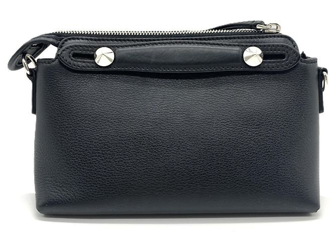 Borsa a tracolla Fendi Mini By The Way Nera Nero - vista 2