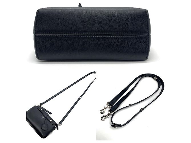 Borsa a tracolla Fendi Mini By The Way Nera Nero - vista 4