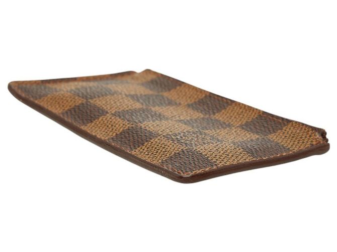 Louis Vuitton Damier Pochette Clé Portafoglio/Portamonete Marrone - vista 4