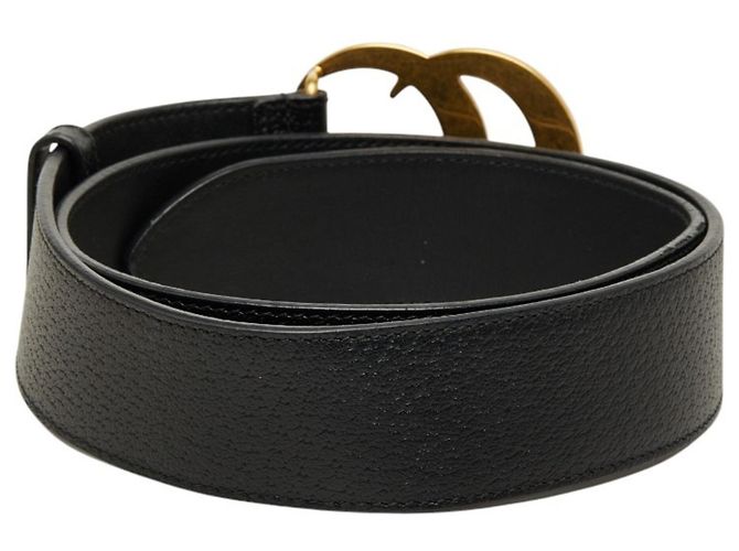 Gucci GG Marmont Ledergürtel Schwarz - Ansicht 3