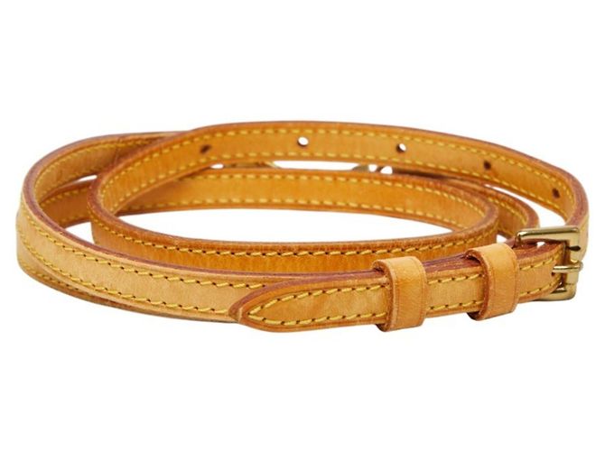 Tracolla in pelle marrone Louis Vuitton - vista 3