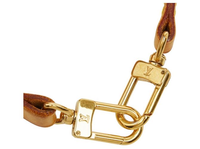 Tracolla in pelle marrone Louis Vuitton - vista 4