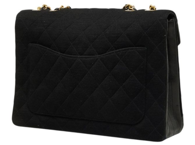 Chanel Vintage Matelassé Coco Mark Chain Schultertasche Schwarz - Ansicht 2