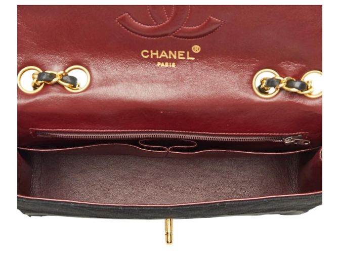 Chanel Vintage Matelassé Coco Mark Chain Schultertasche Schwarz - Ansicht 4