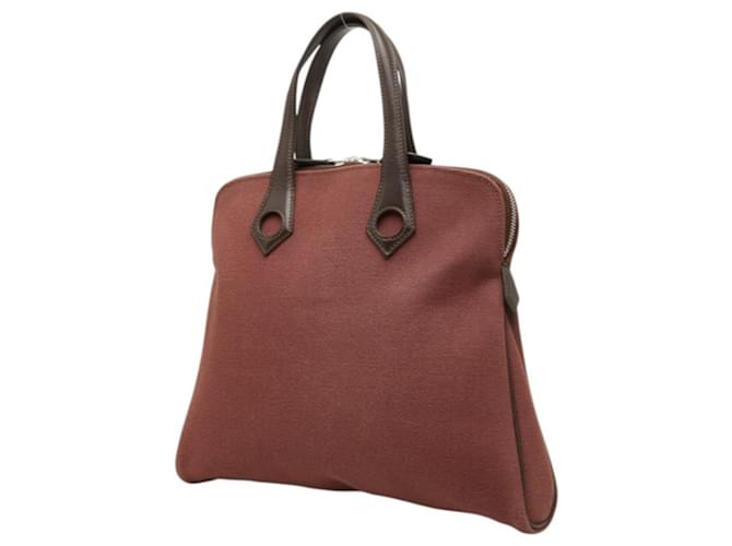 Hermès Hermes Sac Ybou PM Tote Bag Marrone Rosso Bordò - vista 2