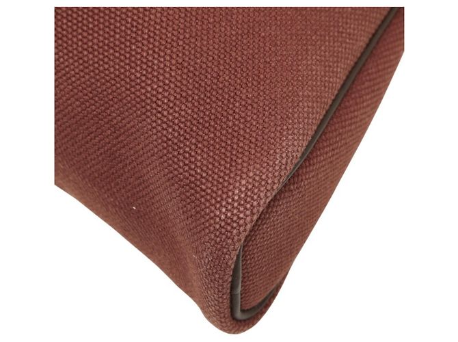 Hermès Hermes Sac Ybou PM Tote Bag Marrone Rosso Bordò - vista 4