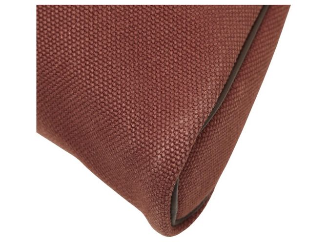 Hermès Hermes Sac Ybou PM Tote Bag Marrone Rosso Bordò - vista 6