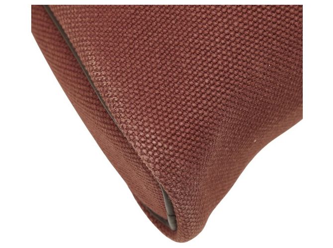 Hermès Hermes Sac Ybou PM Tote Bag Marrone Rosso Bordò - vista 7