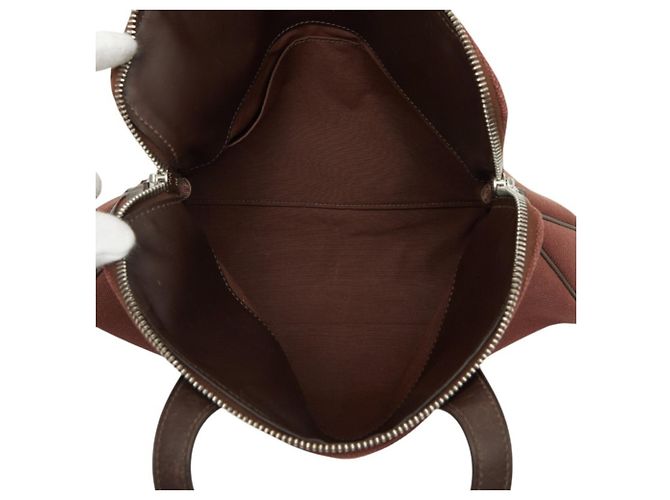 Hermès Hermes Sac Ybou PM Tote Bag Marrone Rosso Bordò - vista 8