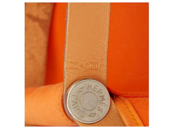 Hermès Borsa Cabas Elan PM Hermes Arancione - vista 10