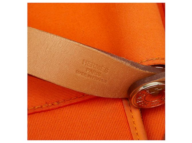 Hermès Borsa Cabas Elan PM Hermes Arancione - vista 9