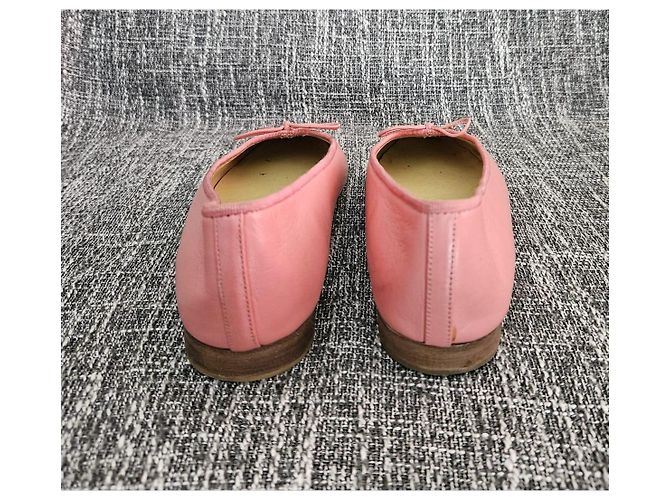Chanel Ballerine in pelle rosa D'oro - vista 7