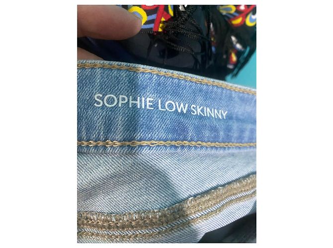 Autre Marque Tommy Jeans Sophie Low Skinny Vaqueros Azul - vista 8