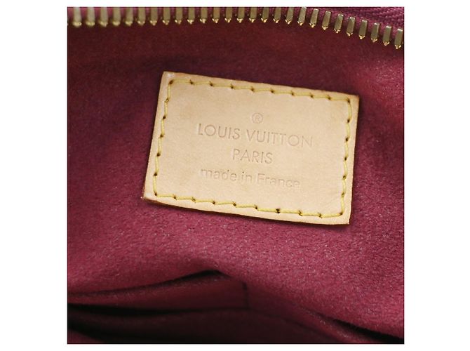 Louis Vuitton Pallas Tote Monogram Canvas with Leather MM Marrone - vista 6