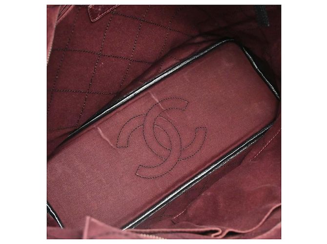 Chanel Fever Tote Quilted Caviar Medium Nero - vista 3