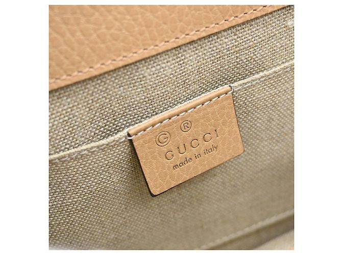Gucci Interlocking Leather Small Beige - Ansicht 4