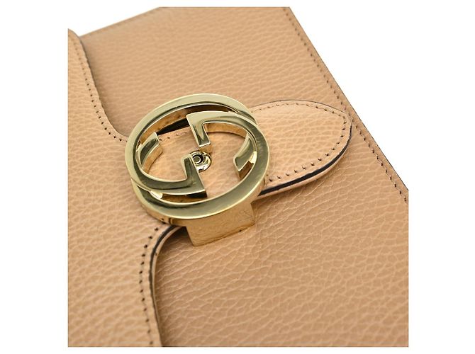 Gucci Interlocking Leather Small Beige - Ansicht 7