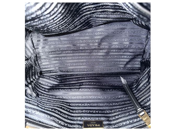 Prada Triangle Logo Tote Bag Schwarz - Ansicht 4